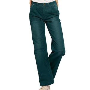 Current/Elliott Deep Teal Straight Leg Jeans
